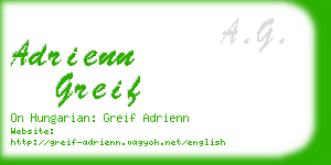 adrienn greif business card
